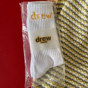 JUSTIN BIEBER scribble DREW HOUSE socks!